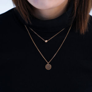 You are worth more - Collier délicat rose gold